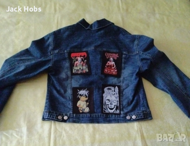 Дет метъл мъжко яке, снимка 4 - Якета - 54142842