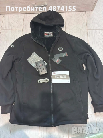 Oтопляем елек за мотористи с управление от телефона (Размер L) KEMIMOTO Tactical Heated Vest, снимка 4 - Якета - 55146990