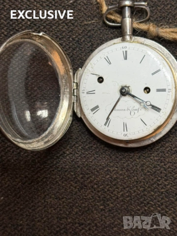 Швейцарски часовник с аларма на Meuron et Comp. 1780 година. Търг от 1 евро!!!, снимка 7 - Джобни - 54881309