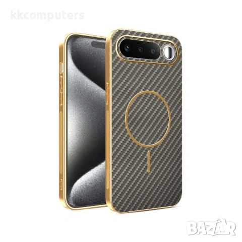 Карбонов TPU Калъф за Realme 16 5G - Електропокритие, Антиотпечатък, Вграден магнит, 3 цвята, снимка 2 - Калъфи, кейсове - 54387195