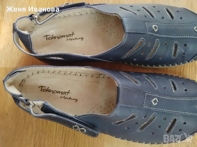 Дамски кожени сандали Telimont, снимка 3 - Сандали - 55493171