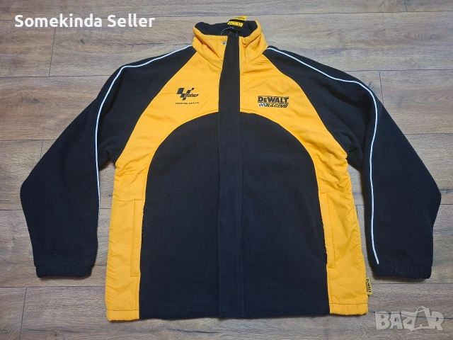 DeWalt Yamaha Tech3 Moto GP Fleece Jacket Размер XL Мъжко Яке Девалт Ново