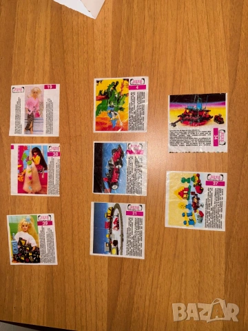 Картинки от дъвки AKAS - Barbie и Lego, снимка 4 - Други ценни предмети - 55005950