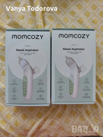 Аспиратор за нос с функция спрей 2в1 Momcozy 