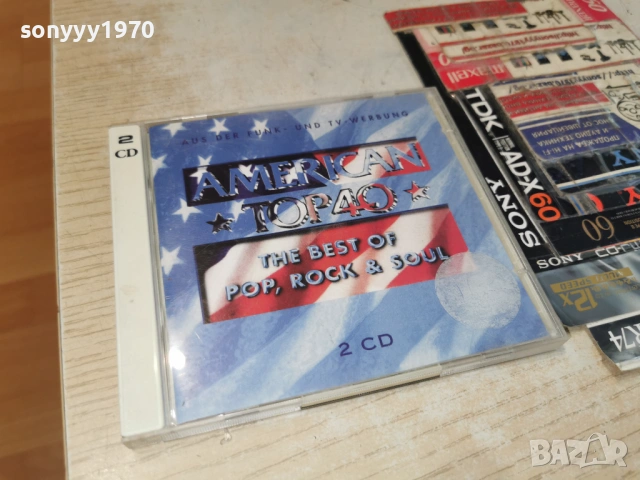AMERICAN TOP 40 X2CD-ВНОС GERMANY 0406261907H2E6R, снимка 10 - CD дискове - 54781960