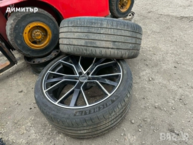 гуми с джанти audi q7 4m audi sq7 a8 285/35 zr22 michelin pilot sport, снимка 3 - Гуми и джанти - 54400098