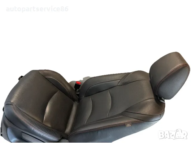 Предна лява седалка черна кожа за Mazda 3 2.2D (2015) #212888