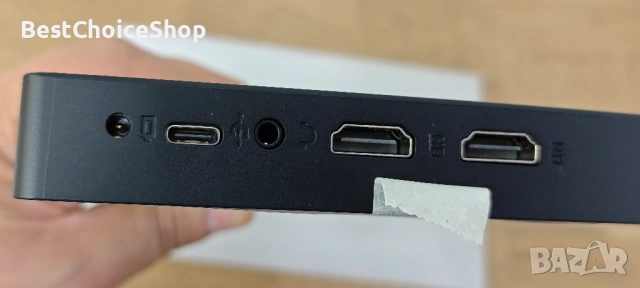 8-инчов мини монитор с тъчскрийн HD 800x480 с HDMI портове, вградени високоговорители и стойка., снимка 8 - Монитори - 54211582