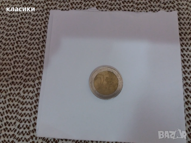 Монета от 2 евро Франция 2002.Д, снимка 2 - Нумизматика и бонистика - 55117829