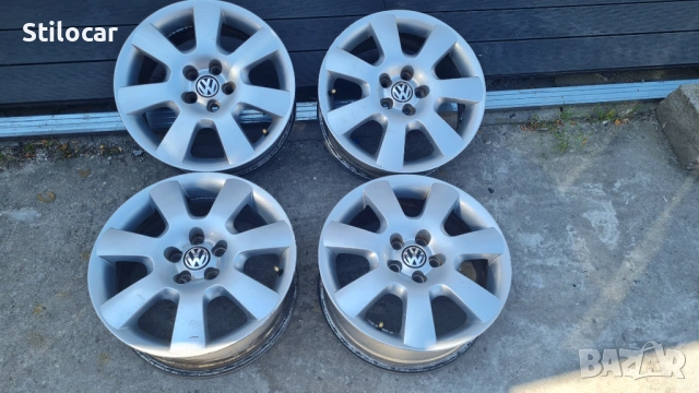 Джанти VW Borbet 5x100 16 цола, снимка 2 - Гуми и джанти - 54627762