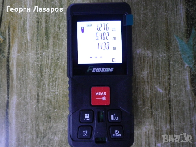 ЛАЗЕРЕН ДАЛЕКОМЕР 120 м., снимка 2 - Измервателни инструменти - 55256178