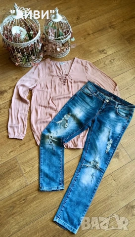 Дамски маркови дънки и риза, снимка 6 - Дънки - 54031167