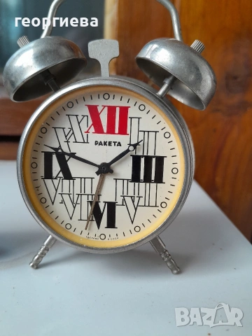 редки механични мини будилници СССР, снимка 4 - Антикварни и старинни предмети - 54343590
