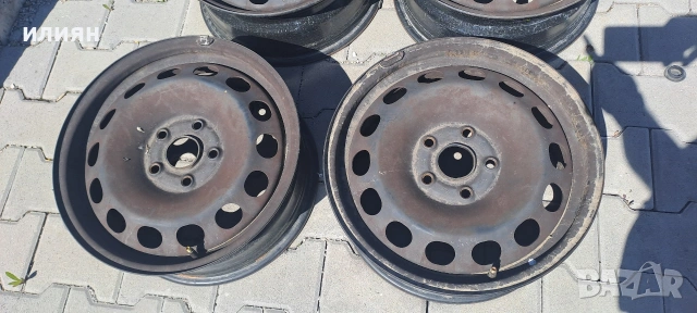 железни джанти 16цола 5x112 за vw Golf 5 6 Touran Octavia Leon 1K0601027A , снимка 3 - Гуми и джанти - 54708477