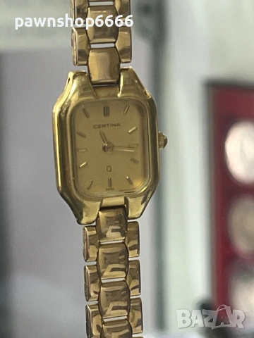 Елегантен дамски кварцов часовник CERTINA, произведен в Швейцария, снимка 2 - Дамски - 53997368