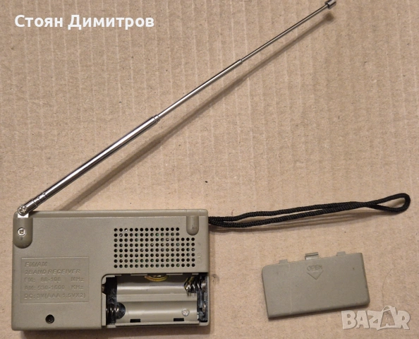 Миниатюрен AM/FM радиоприемник BS-222, снимка 6 - Радиокасетофони, транзистори - 55166165