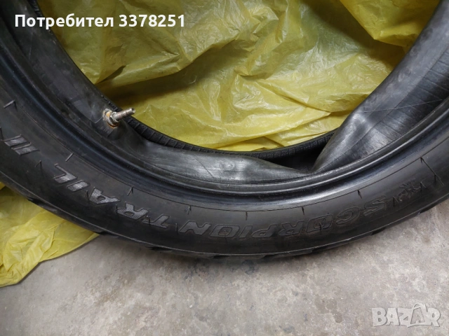 Продавам Pirelli Scorpion Trail  размер 140/80/17 и  90/90/21, снимка 9 - Гуми и джанти - 54630524