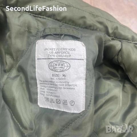 US Airforce Top Gun дамско/ детско яке размер С оригинално , снимка 2 - Якета - 54175670