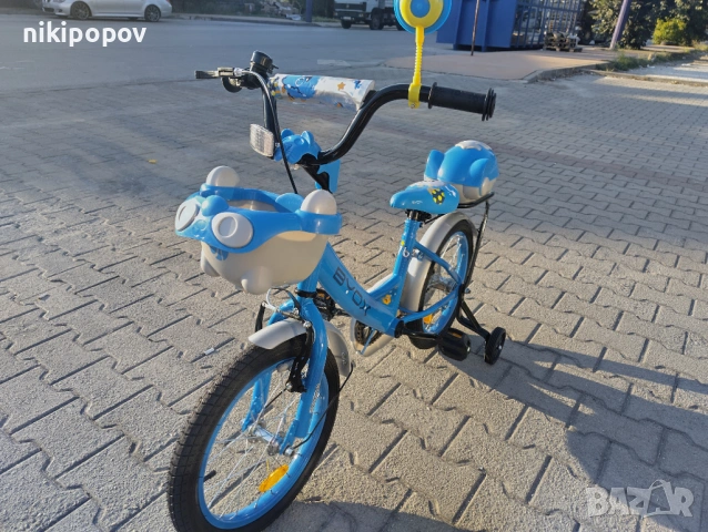 X Детски велосипед 16" 1602 син, снимка 9 - Велосипеди - 54395465