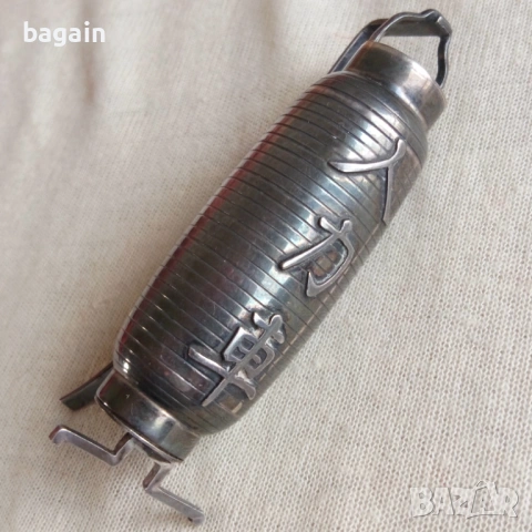 Япония, Мейджи, сребро., снимка 2 - Антикварни и старинни предмети - 54453678