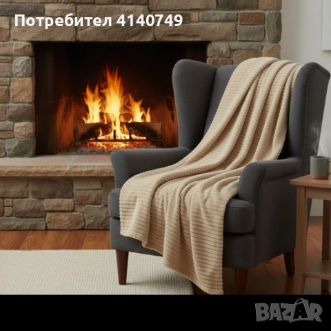 Меко и ватирано микрофибърно одеяло 200x220 см за топъл и стилен сън, снимка 2 - Олекотени завивки и одеяла - 55214764