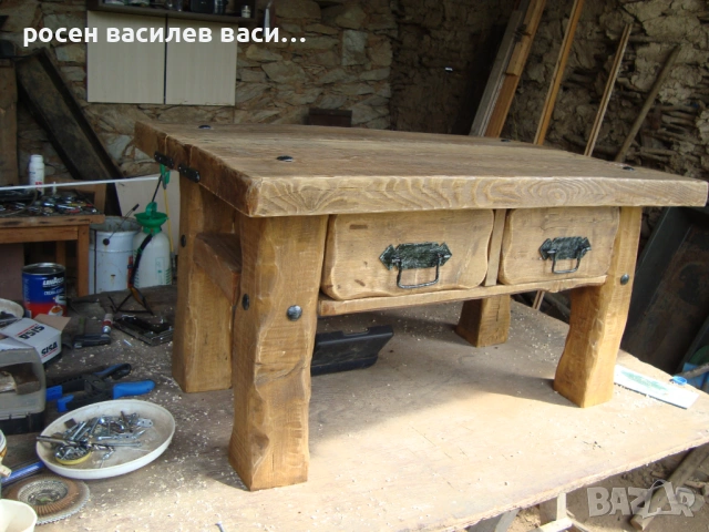 масичка масивно дърво, снимка 2 - Маси - 54233162
