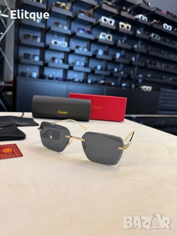 Очила + висок клас калъф + на марката кутия + сертификат + кърпичка Gucci cartier, снимка 6 - Слънчеви и диоптрични очила - 54485164