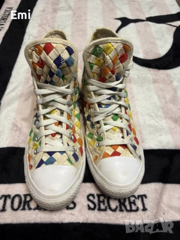  🏳️‍🌈кецове Converse Chuck Taylor Qs Hі, многоцветни, много рядко срещани!🏳️‍🌈, снимка 2 - Кецове - 55513949