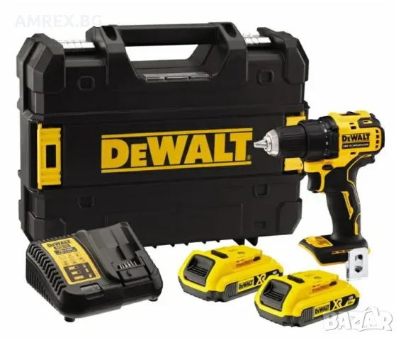 Акумулаторен ударен винтоверт DeWALT 18V – 90 Nm, 2x2Ah