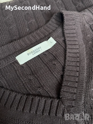 Burberry London дамска блуза L, снимка 3 - Блузи с дълъг ръкав и пуловери - 55601721