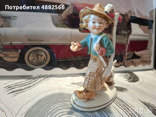 Немска порцеланова фигура, снимка 4 - Статуетки - 55258696