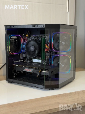 Геймърски компютър Ryzen 5 3600, GTX1660, 16GB RAM, снимка 4 - Геймърски - 54568384