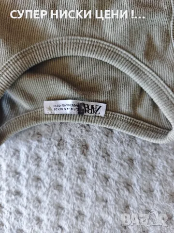 Дамски къс топ / потник Zara, снимка 6 - Корсети, бюстиета, топове - 55502057