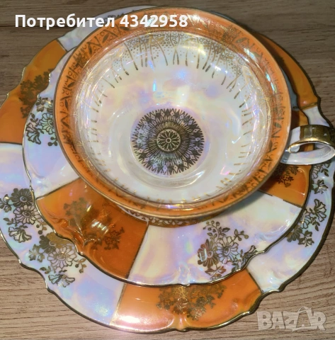 Античен порцеланов комплект Leni Parbus Bavaria – Арт Деко, около 1930–1935 г.
, снимка 2 - Антикварни и старинни предмети - 55183612
