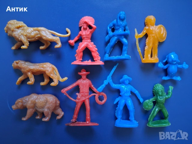 Лот Стари Играчки Фигурки Индианци Войници Моряци от Соца, снимка 11 - Колекции - 54195874