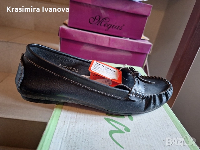 нови обувки Мегияс естествена кожа , снимка 2 - Дамски ежедневни обувки - 54209110
