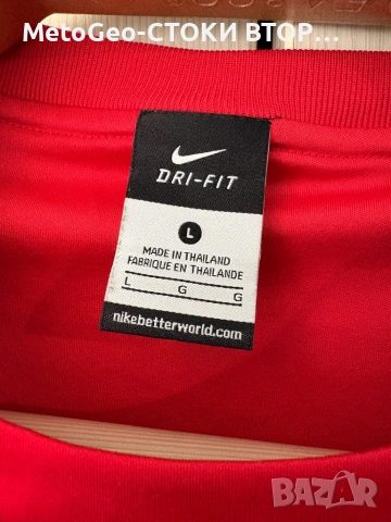 Оригинална футболна тениска Nike – Норвегия (Norge), Размер L, Dri-FIT, снимка 4 - Тениски - 54425291