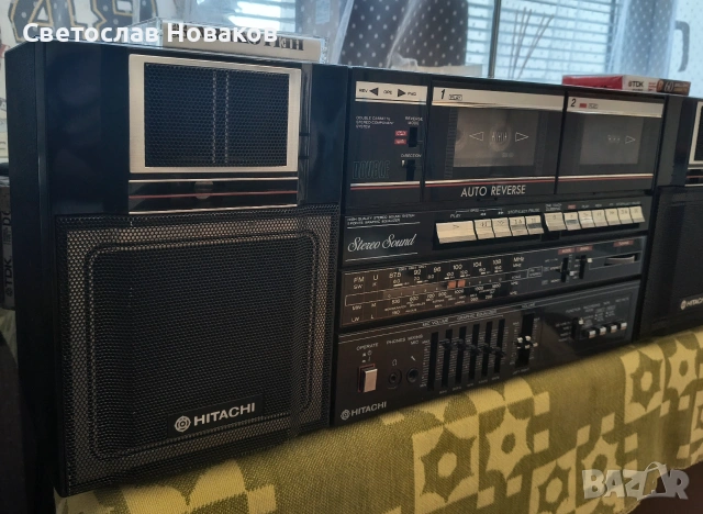 Хитачи TRK W 550E, снимка 4 - Радиокасетофони, транзистори - 55058749