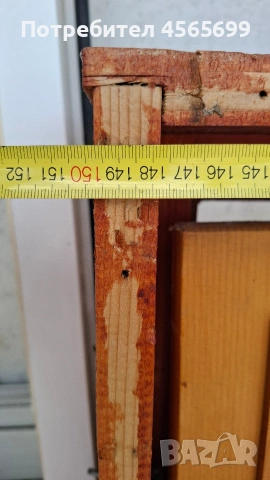 Дървена дограма + каса 150/110 см, снимка 8 - Дограми - 55228302