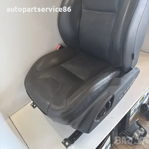 Предна лява кожена седалка черна за Volvo XC60 (2011) OEM, снимка 3 - Части - 55628733
