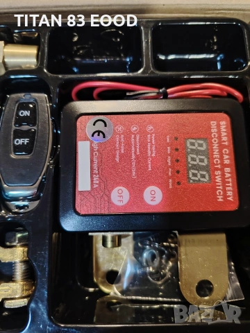 Дистанционен умен прекъсвач за акумулатор (ключ маса), снимка 3 - Друга електроника - 54043557