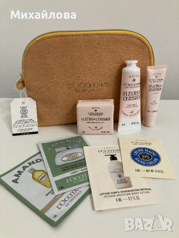 Козметичен комплект Черешова градина на L'Occitane, нов, снимка 10 - Комплекти и лотове - 54005562