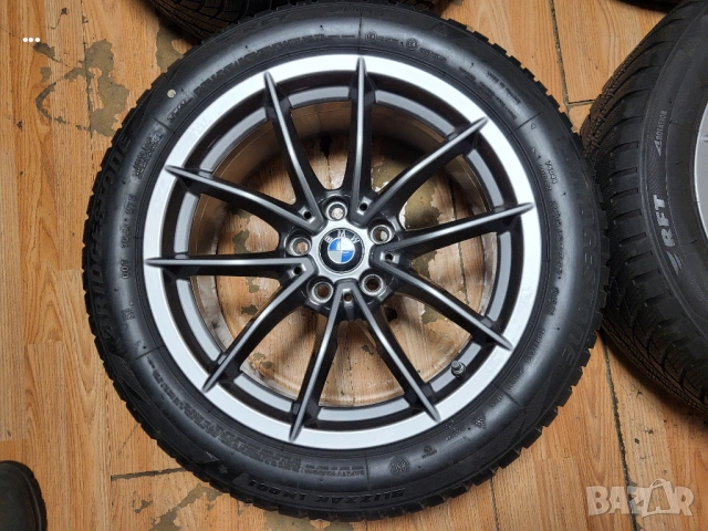Джанти 17 5х112 ОЕ BMW Style 768 с гуми Bridgestone 225/50/17 , снимка 3 - Гуми и джанти - 54045363