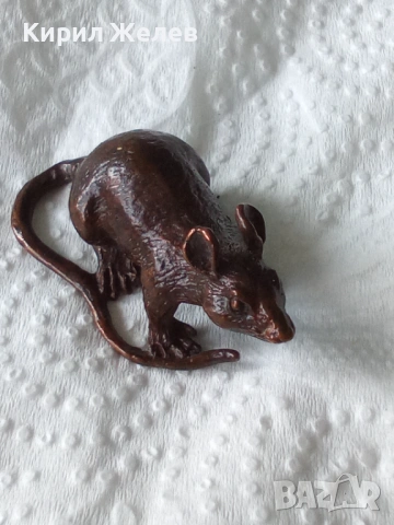 Бронзова фигурка на мишка 🐁 48500