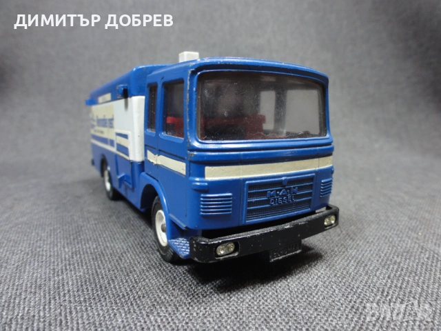 СТАРА РЕТРО МЕТАЛНА КОЛИЧКА SIKU V331 MAN КАМИОН ЦИСТЕРНА ARAL, снимка 5 - Колекции - 54632532