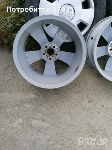 Джанти 5х100х17  оригинални за Skoda. , снимка 8 - Гуми и джанти - 54170637