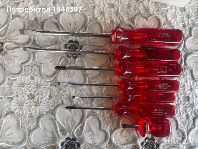 Комплект отвертки Belzer Germany, снимка 3 - Отвертки - 54901011