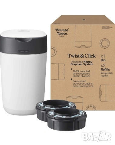 Кош за памперси TOMMEE TIPPEE с 2 резервни касети