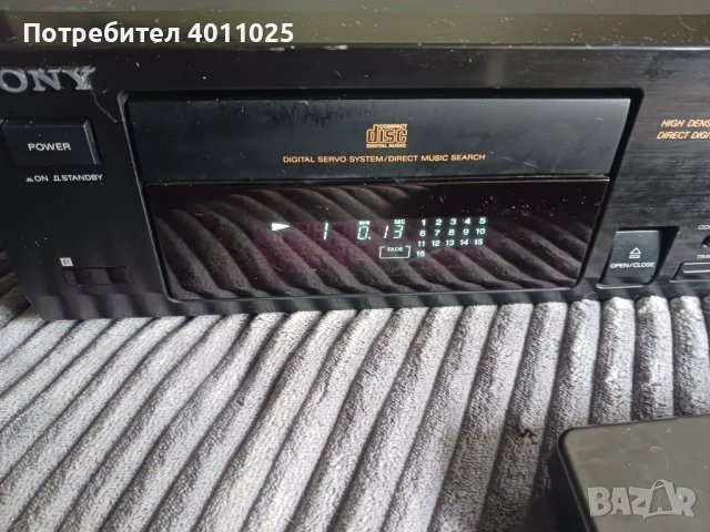CD плейър SONY CDP-597 с дистанционно, снимка 3 - Ресийвъри, усилватели, смесителни пултове - 54503111