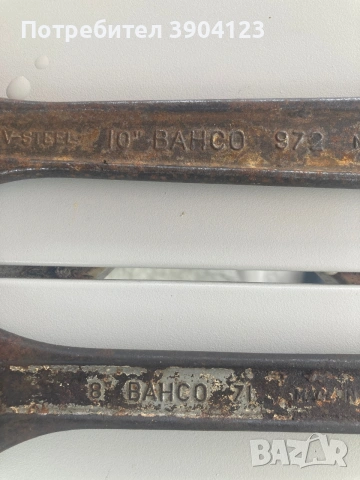 Ключове Bahco, снимка 2 - Ключове - 55095737